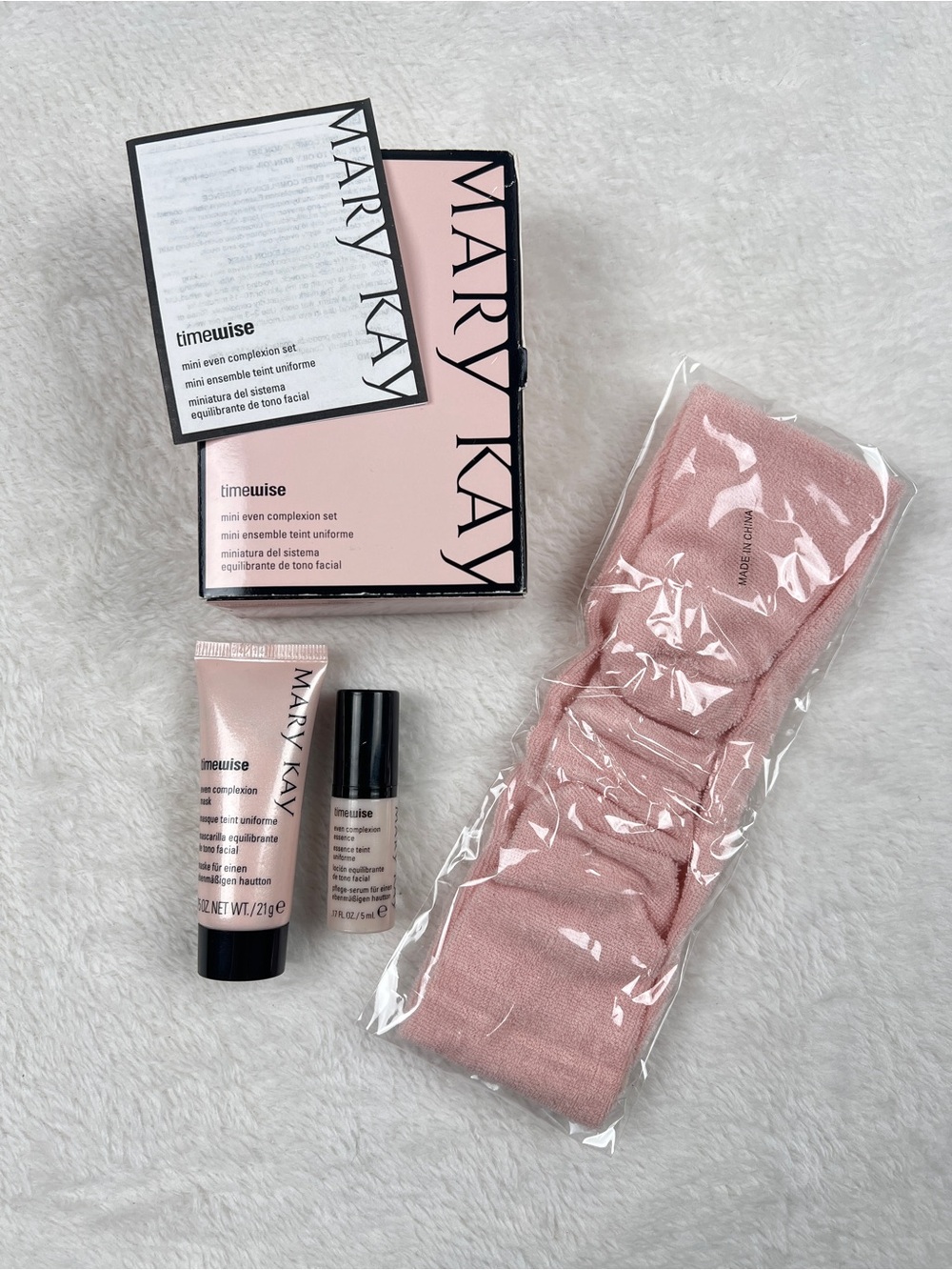 Mary Kay TimeWise Mini Even Complexion Skincare Set Headband